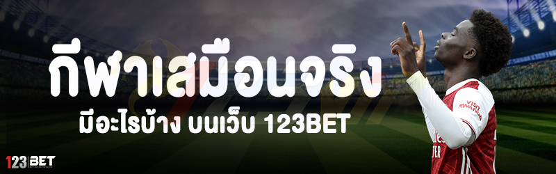 กีฬาเสมือนจริง มีอะไรบ้าง บนเว็บ 123bet